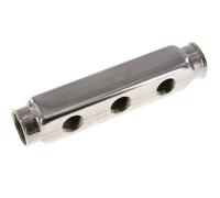 2xG 1'' x 6xG 1/2'' Stainless steel Distributor Block Double-sided 10 Bar