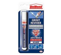 2XGrout Reviver Pen/Anti-Mould Grout Pen for Bathroom, Kitchen, Shower and Floor Tiles / 1 x 7ml[Energy Class A]