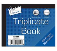 2XHalf Size Triplicate Book Notebook