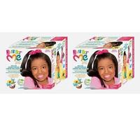 2xJust For Me No-Lye Conditioning Creme Relaxer Kit Super