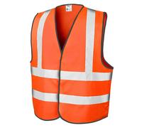 (2XL/3XL, Fluorescent Orange) Result Mens Core Safety Hi Viz Vest
