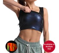 (2XL / 3XL) Women Sweat Sauna Vest Body Shaper Neoprene Vest