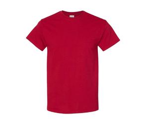 (2XL, Antique Cherry Red) Gildan Mens Heavy Cotton Short Sleeve T-Shirt (Pack Of 5)