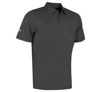 (2XL, Asphalt) Callaway Golf Mens 2021 Swingtech Solid Stretch Moisture Wicking Polo Shirt