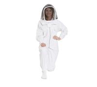 (2XL) Bee Suit for Women and Men Full Body Keeper Outfit Beekeeping Clothing Protective with Veil Hat XXXL