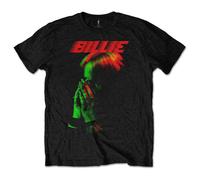(2XL) Billie Eilish T Shirt Hands and Face Logo new Official Mens Black