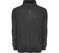 (2XL, Black) Lambretta Mens Target Logo Shower Resistant Casual Retro Harrington Jacket Coat