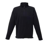 Regatta Mens Micro Zip Neck Fleece Top (170 GSM) (Black) - Size 2XL