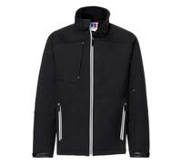 (2XL, Black) Russell Mens Bionic Softshell Jacket
