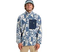 (2XL, China Blue Checker) Quiksilver Mens Clean Coast Breathable Full Zip Fleece