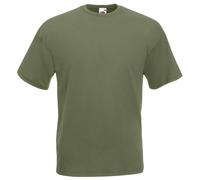 (2XL, Classic Olive) Fruit Of The Loom Mens Valueweight Short Sleeve T-Shirt
