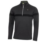 Calvin Klein Mens Scale Performance 1/2 Zip Sweater - Dark Grey Marl - XXL