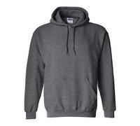 (2XL, Dark Heather) Gildan Heavy Blend Adult Unisex Hooded Sweatshirt / Hoodie