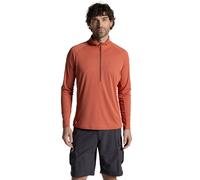 Craghoppers Nosilife Solarshield+ Half Zip Long Sleeve T-shirt Orange 2XL Men