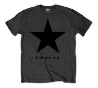 (2XL) David Bowie 'Blackstar (Black Star On Grey)' T-Shirt