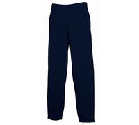 Fruit Of The Loom 64032 Open Hem Jog Pants Deep Navy - Size: 2XL Colou 2XL