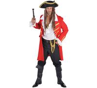 (2XL) Deluxe Captain Hook / Pirate Jacket