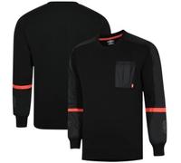 (2XL) England Rugby Men's Sweatshirt Umbro Icon Black Top - New