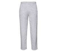 Fruit of the Loom Men Open Hem Lightweight Jog Pants, Grey (Heather Grey), XX-Large