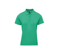 (2XL, Kelly) Premier Womens/Ladies Coolchecker Plus Piqu Polo With CoolPlus