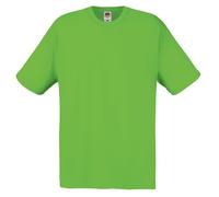(2XL, Lime) Fruit Of The Loom Mens Original T-Shirt