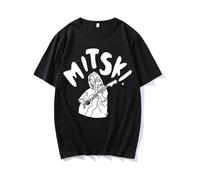 (2XL) Mitski Be The Cowboy Music Poster T-Shirt Mitski Letter Print T Shirt Creative Trendy Retro Short Sleeve Tops for Men/Women 1