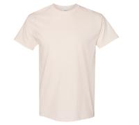 (2XL, Natural) Gildan Mens Heavy Cotton Short-Sleeved T-Shirt