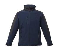 Regatta Hydroforce navy/black men's waterproof breathable hooded softshell