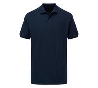 (2XL, Navy Blue) Ultimate Adults Unisex 50/50 Pique Polo