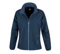 (2XL, Navy) Result Womens/Ladies Core Printable Softshell Jacket