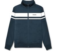 (2XL, Navy/White) Lambretta Mens Championship Track Jacket Harrington Jacket