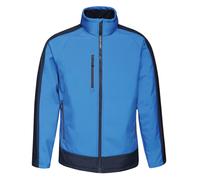 (2XL, New Royal/Navy) Regatta Mens Contrast Three Layer Printable Soft Shell Jacket