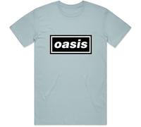 (2XL) Oasis 'Classic Logo' (Blue) T-Shirt