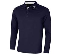(2XL, Peacoat) Callaway Golf Mens 2022 Long Sleeve Swingtech Performance Polo Shirt