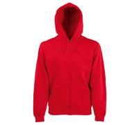 (2XL, Red) Fruit Of The Loom Men's Classic Hooded Sweatshirt