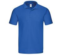 (2XL, Royal Blue) Fruit of the Loom Mens Original Polo Shirt