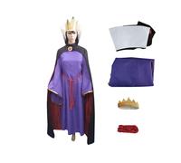 (2XL) Snow White Evil Queen Dress Outfit Adult Halloween Carnival Cosplay Costumes Set