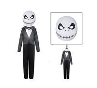 (2XL) The Nightmare Before Christmas Jack Skellington Cosplay Childern Party Costume