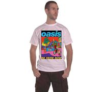 (2XL, White) Oasis T Shirt Be Here Now Illustration Band Logo new Official Unisex White
