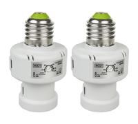 Maclean MCE21 Automatic Light Bulb Holder Dusk Dawn Sensor Detection Security Lamp E27 60 100W (2)