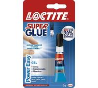 2XLoctite Super Glue Power Easy Gel / Extra strong gel non-drip glue for leather, rubber, wood, metal, porcelain, paper, plastic / 1 x 3g tube