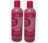 2xLuster's Pink Oil Moisturizer Hair Lotion Plus Vitamins & Sunscreen 355ml