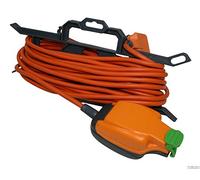 2xMasterplug CT1513P/IPS 15 m Extension Lead with In-Line weatherproof Socket