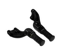 2xMotorcycle Rear Footrest Passenger Foot Pegs Mounting Bracket Black For Indian Scout Bobber 2018-2021 Sixty 2016-2021