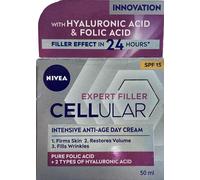 2xNIVEA Expert Filler CELLULAR Intensive Anti-Age Day Cream SPF15 50ml
