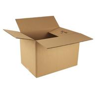 2XPacking Carton Double Wall Strong Flat-Packed, 457x305x305mm, Pack of 15