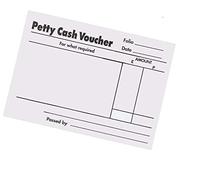 2XPetty Cash Voucher Pad(Pack of 10)