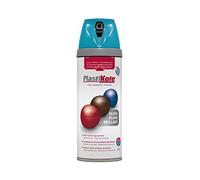2xPlasti-kote 21118 400ml Premium Spray Paint Gloss - Mediterranian Blue