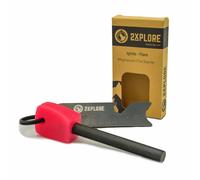 2XPLORE Flint And Steel Fire Starter KitFerro Rod Bushcraft Survival Equipm