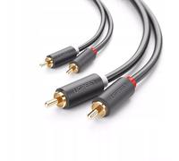 Ugreen RCA Audio Cable 2RCA Male to 2RCA Male Stereo Audio Twin Phono. 0.5m - 3m